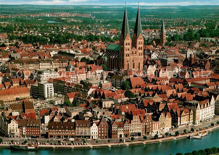 Luebeck Fliegeraufnahme