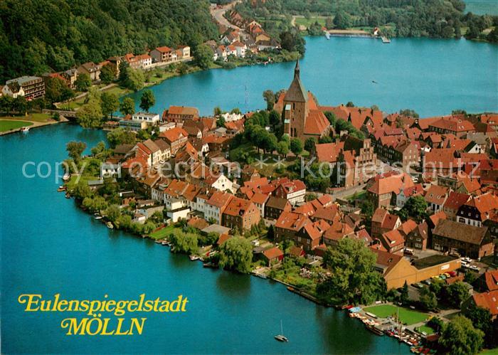 Moelln Lauenburg Fliegeraufnahme