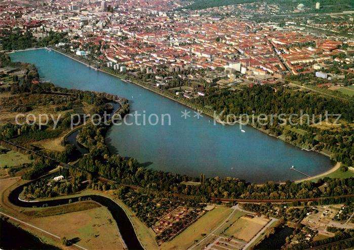 HANNOVER  CITY Maschsee Fliegeraufnahme