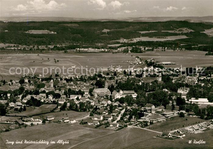 Isny Allgaeu Neutrauchburg Fliegeraufnahme