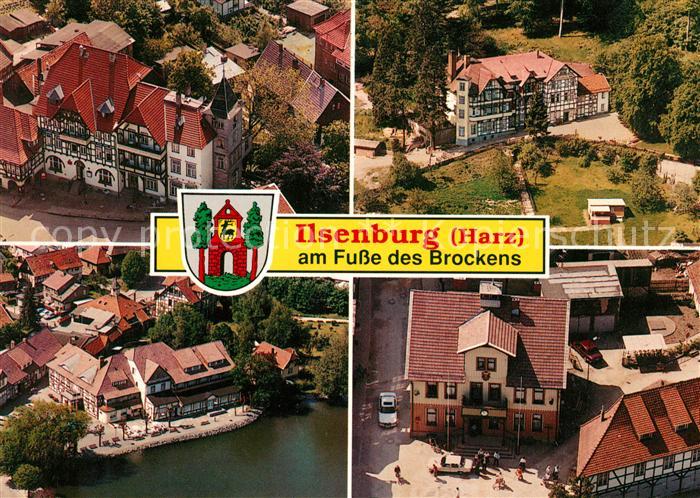 Ilsenburg Harz Stadtmitte Waldhoehe Hotel Zur den roten Forellen