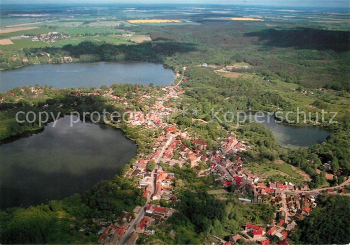 Buckow Maerkische Schweiz Fliegeraufnahme