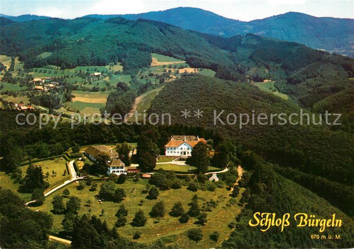 Schliengen Schloss Buergeln Fliegeraufnahme