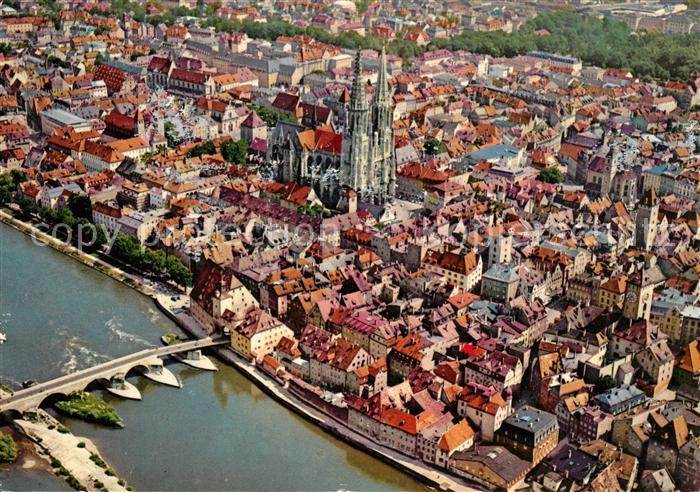 REGENSBURG Bayern Fliegeraufnahme