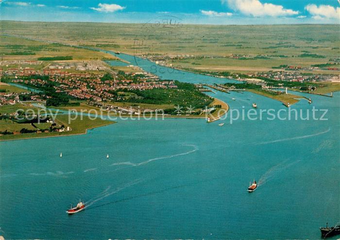 Brunsbuettelkoog Fliegeraufnahme Schleusen