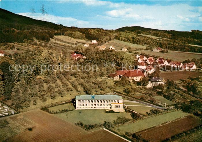Iburg Bad Sanatorium Geschw. Kassen Fliegeraufnahme