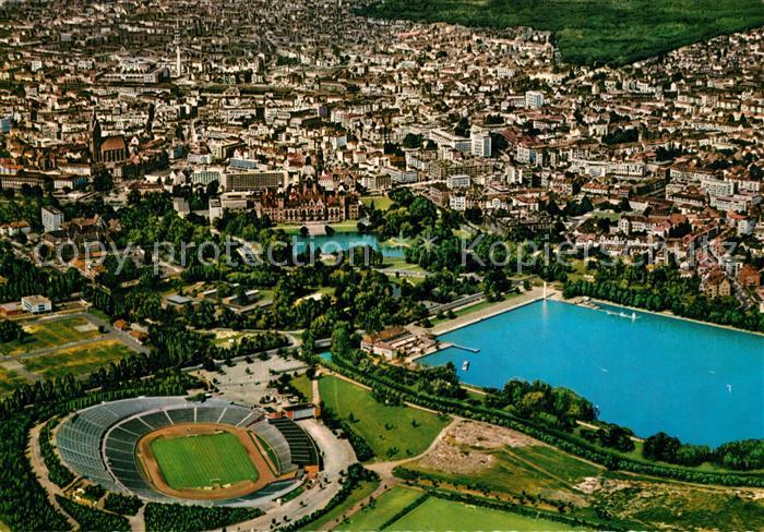 HANNOVER  CITY Fliegeraufnahme Maschsee Niedersachsen Stadion