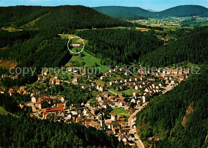 Lauterbach Schwarzwald Fliegeraufnahme Kurheim Berlin