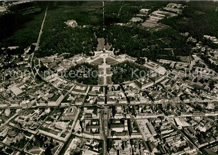 Karlsruhe Baden Fliegeraufnahme Schloss