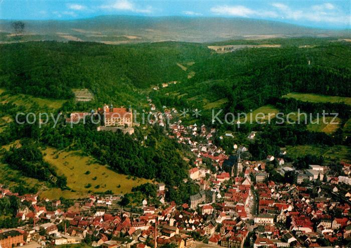 Kulmbach Fliegeraufnahme Plassenburg
