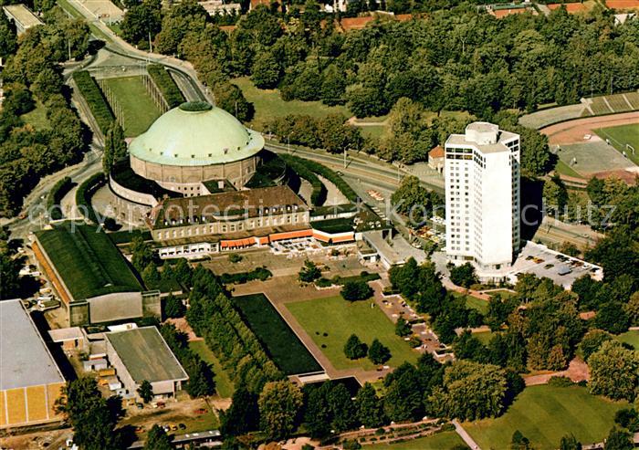 HANNOVER  CITY Fliegeraufnahme Stadthalle Hotel am Stadtpark