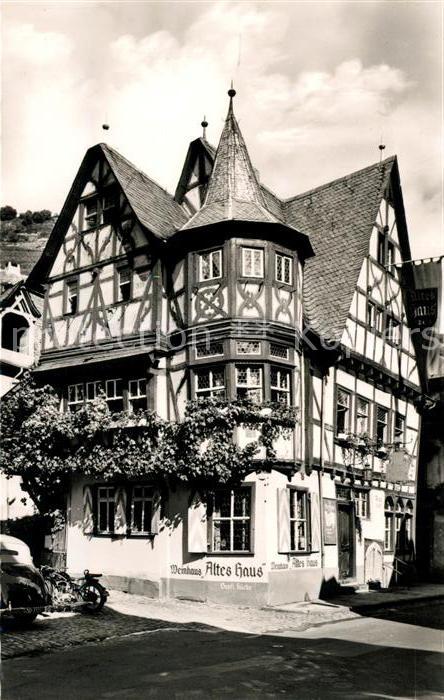 Bacharach Rhein Weinhaus Altes Haus