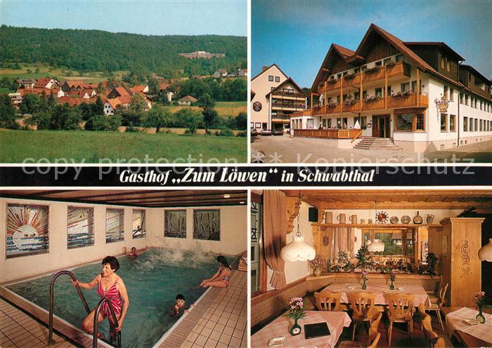 Schwabthal Gasthaus Loewen Schwimmbad