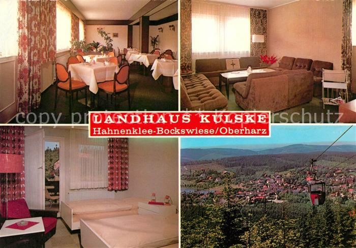 Hahnenklee-Bockswiese Harz Landhaus Kuelske Bergbahn