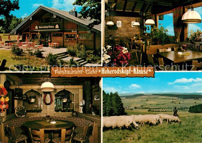 Hoherodskopf Restaurant Cafe Hoherodskopf Klause Schafe