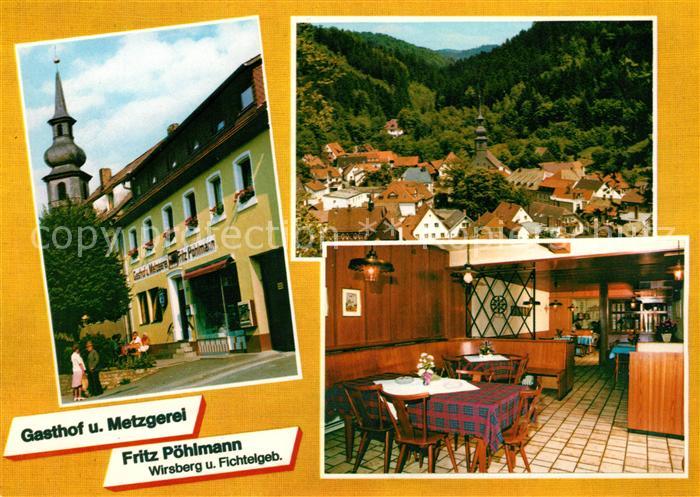 Wirsberg Gasthaus Poehlmann Kirche Panorama