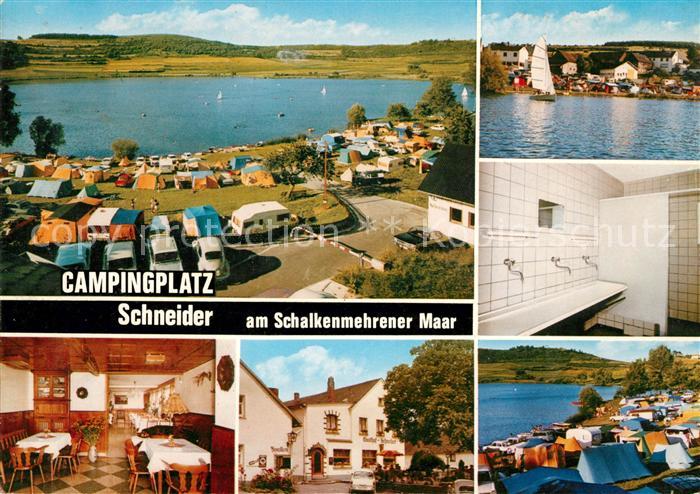 Schalkenmehren Campingplatz Gasthaus Pension Schneider Maar