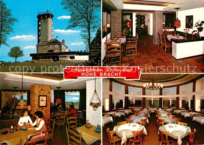 Lennestadt Aussichtsturm Restaurant Hohe Bracht