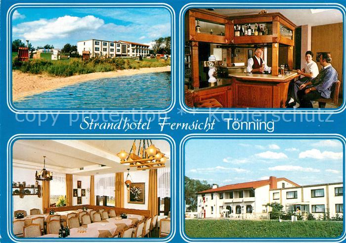 Toenning Nordseebad Strandhotel Fernsicht Inseln Halligen