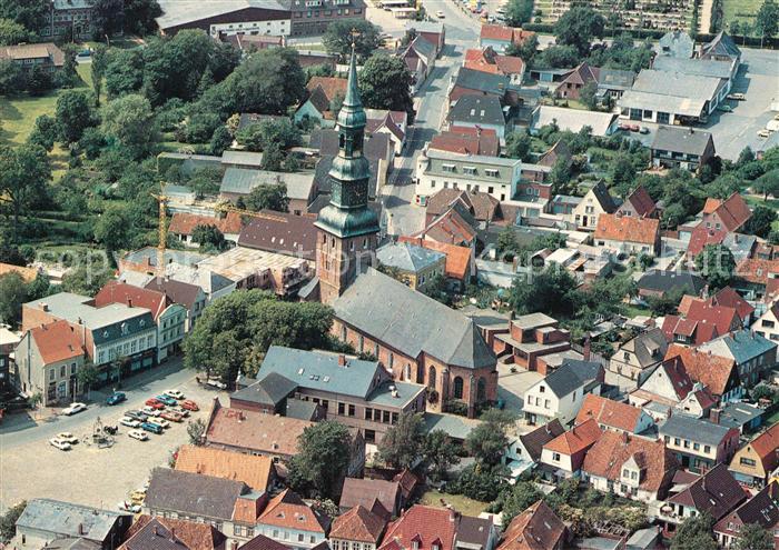 Toenning Nordseebad Fliegeraufnahme St. Laurentius