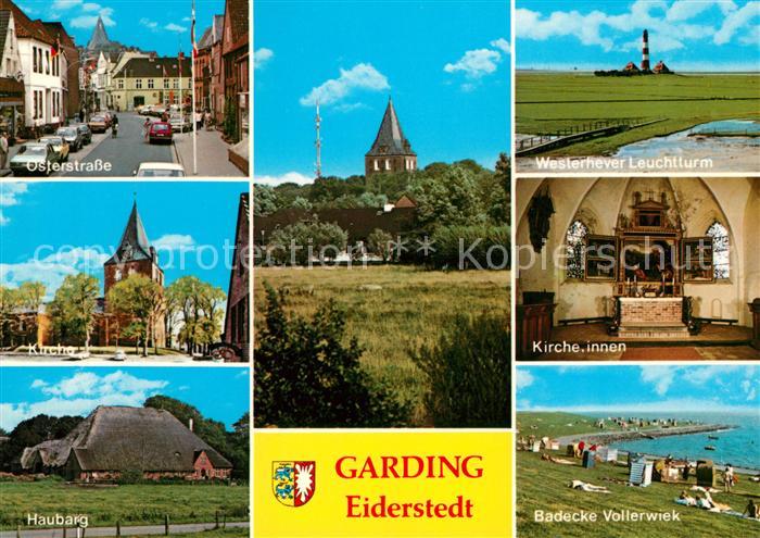 Garding Kirche Haubarg Westerhever Leuchtturm