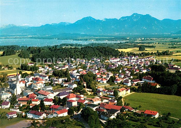 Prien Chiemsee Fliegeraufnahme