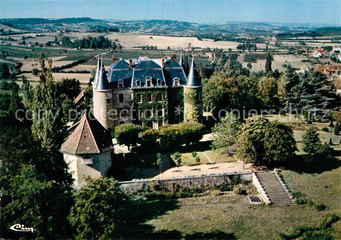 Saint-Boil Fliegeraufnahme Chateau du Thil