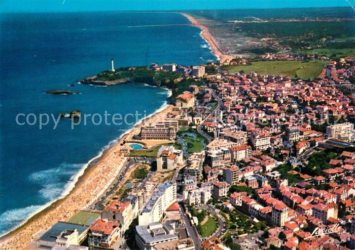 Biarritz Pyrenees Atlantiques Fliegeraufnahme