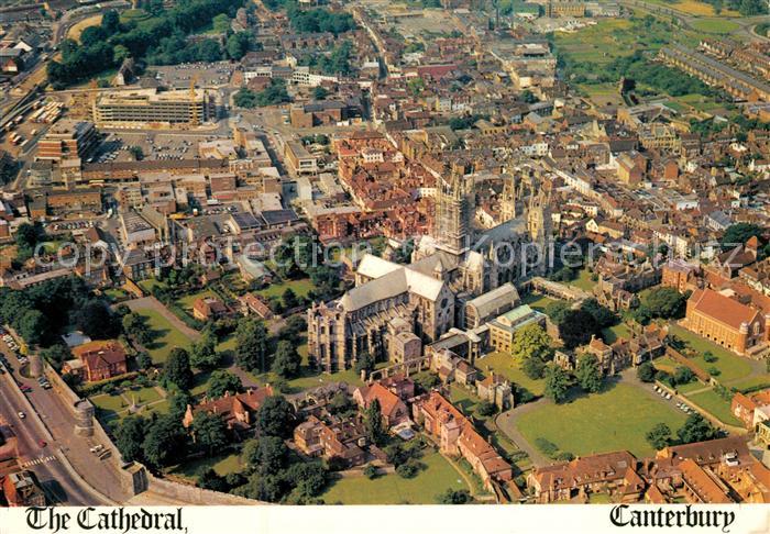 Canterbury Kent Fliegeraufnahme Cathedral