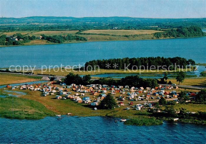 Schleswig Holstein Fliegeraufnahme Campingplatz Haddeby