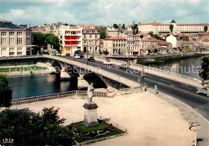 Saintes Charente-Maritime Pont Palissy sur la Charente