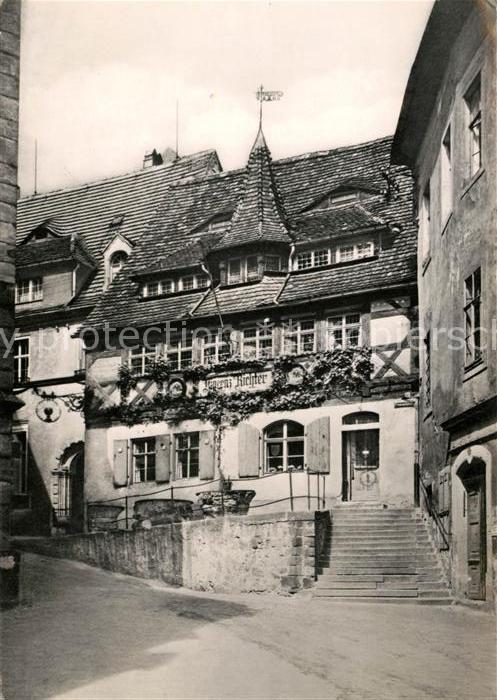 Meissen Elbe Sachsen Tuchmacherzunfthaus Weinhaus Vincenz Richter