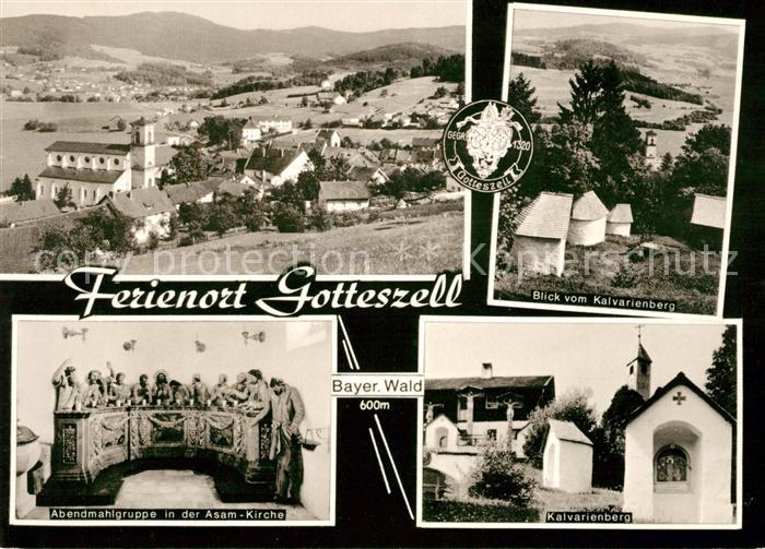 Gotteszell Kalvarienberg Abendmahlgruppe Asam-Kirche