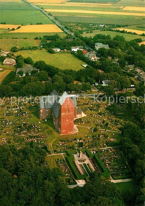 Nieblum Fliegeraufnahme St. Johanni