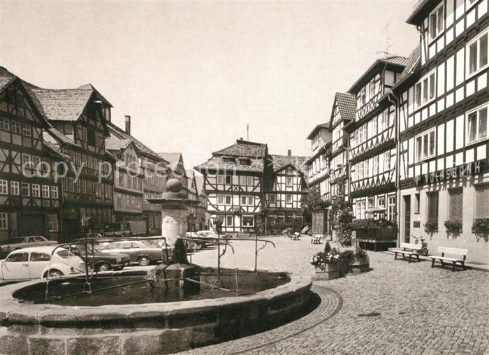 Bad Sooden-Allendorf Fachwerkhaeuser am Markt