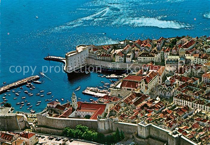 Dubrovnik Ragusa Fliegeraufnahme
