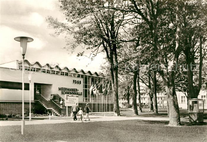 Kuehlungsborn Ostseebad Meerwasserschwimmhalle