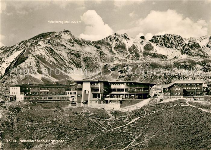 Oberstdorf Bergstation Hotel Hoefatsblick Nebelhorngipfel