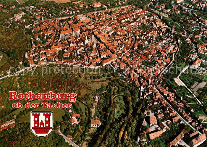 Rothenburg Tauber Fliegeraufnahme