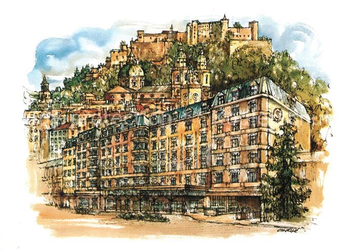 Salzburg Oesterreich Sheraton Hotel Gemaelde Ferry Ahrle