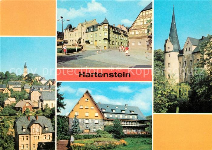 Hartenstein Zwickau Ernst Thaelmann Platz FDGB Erholungsheim Aktionseinheit Schl