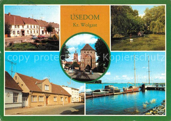 Usedom Markt Park Klubhaus Anklamer Tor Hafen