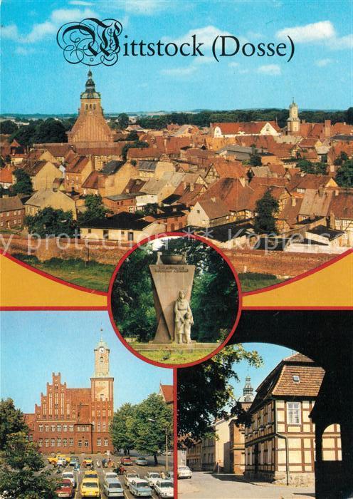 Wittstock OdF Denkmal Ernst Thaelmann Platz Amtshof