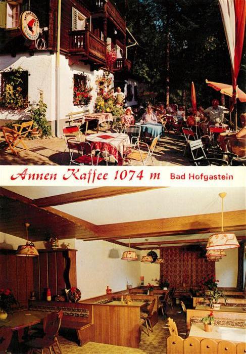 Bad Hofgastein Annen Kaffee