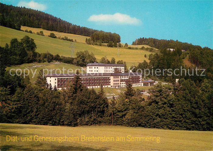 Breitenstein Niederoesterreich Diaet Genesungsheim