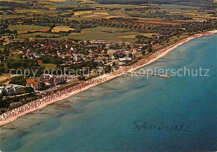 Scharbeutz Ostseebad Fliegeraufnahme Strand