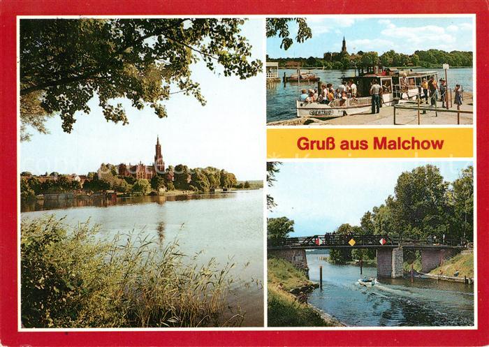 Malchow Kloster Fahrgastschiff Malchower See Lenzer Kanal