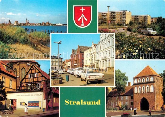 Stralsund Mecklenburg Vorpommern Leninplatz Hafen Friedrich Wolfstrasse Kniepert