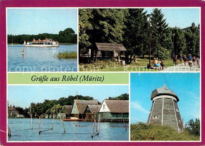 Roebel Mueritz MS Priborn Promenade Bootshaeuser Jugendherberge Philipp Mueller