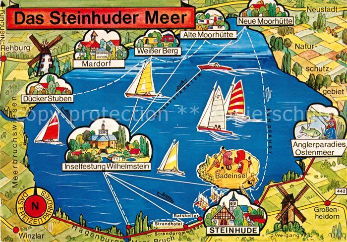 Steinhuder Meer Panoramakarte